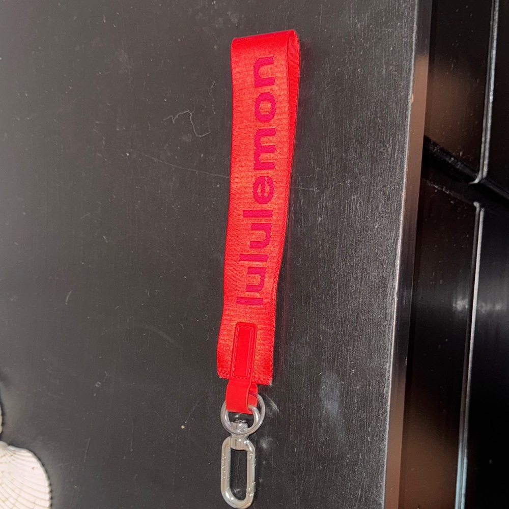 Lululemon Red Keychain